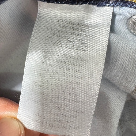 Everlane The High Rise Skinny Jean Dark Wash Sz 28 Crop Classic Chic Minimalist - Picture 9 of 14